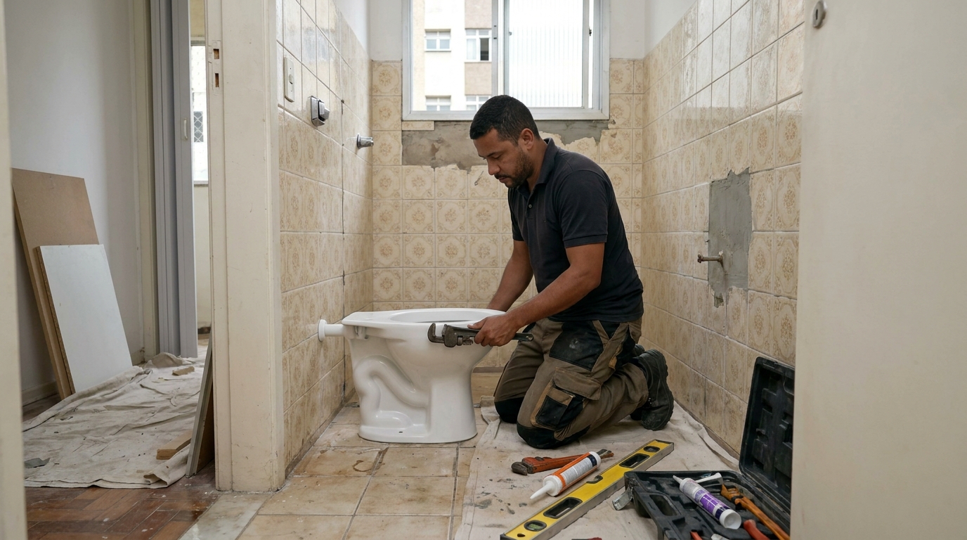 Reforço de vedação sanitária em Ribeirão Preto-SP